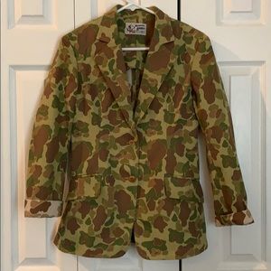 Imogene + Willie Camo Blazer